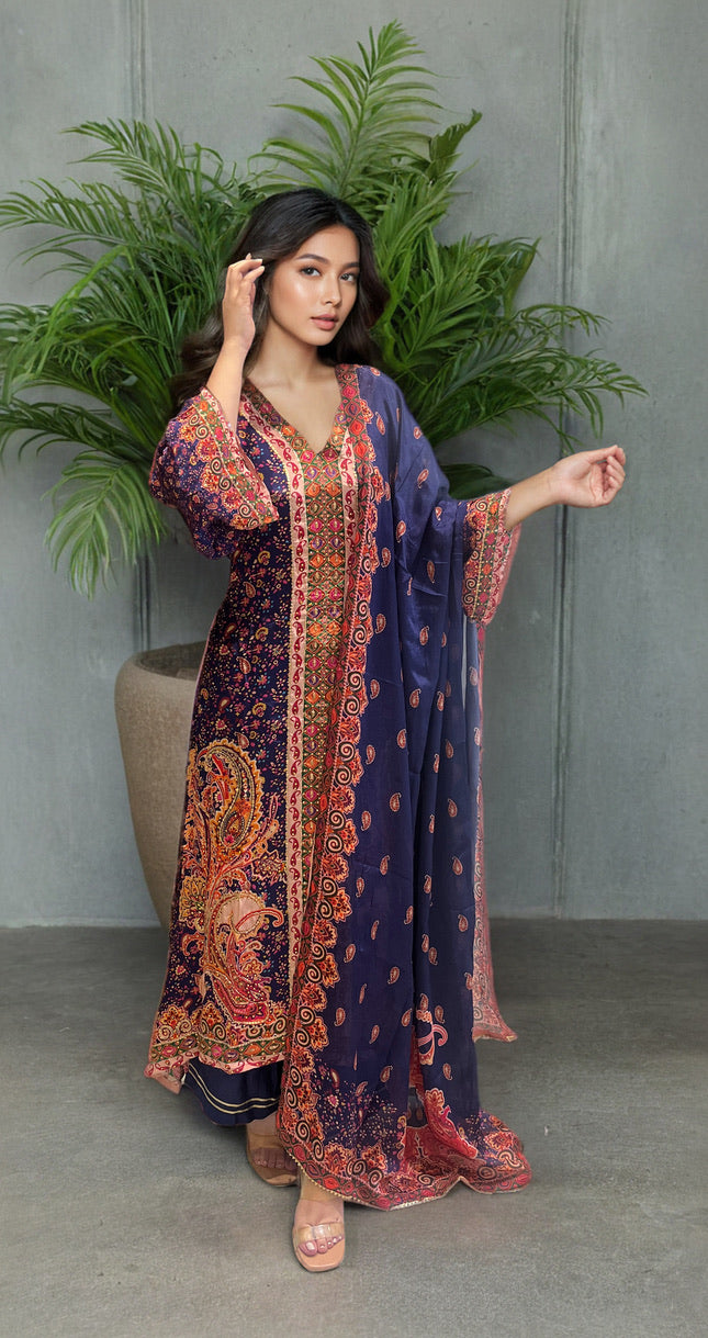 Morani- printed suit